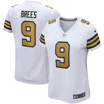 womens nike drew brees white new orleans saints alternate g